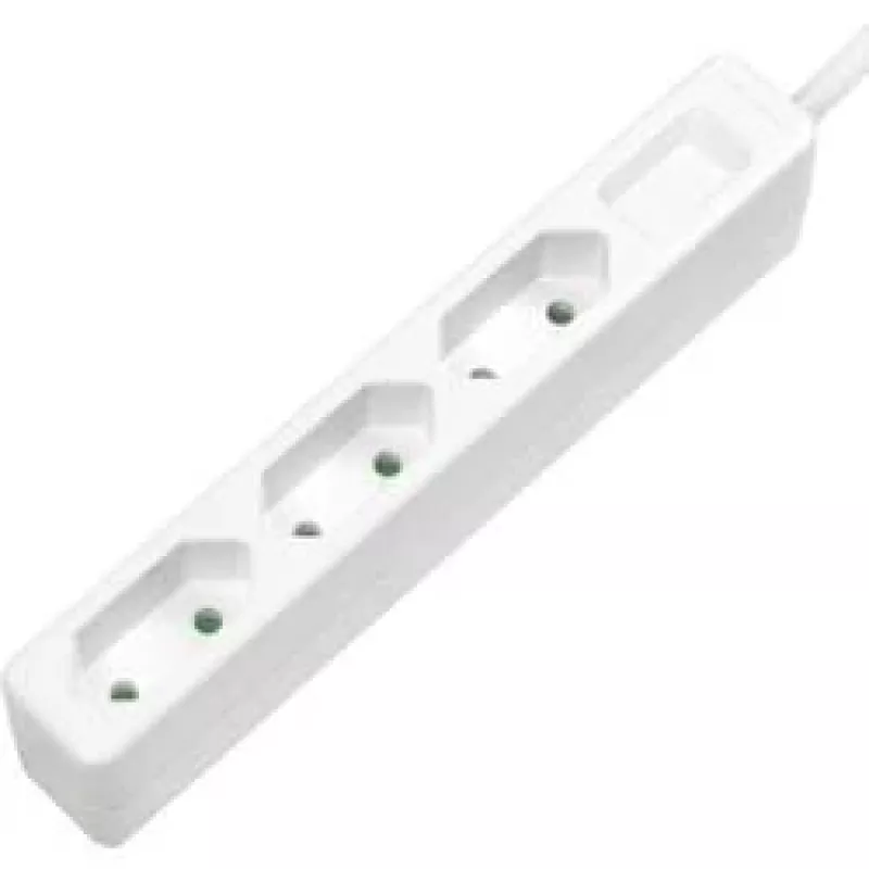 Power Extension LogiLink LPS229 1,5 m 3 AC lizdai vidaus patalpoms balta