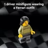 LEGO Speed Champions Ferrari F40 Supercar statomas modelis su vairuotojo minifigūrėle, 9+ metų vaikams