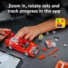 LEGO Speed Champions Ferrari F40 Supercar statomas modelis su vairuotojo minifigūrėle, 9+ metų vaikams