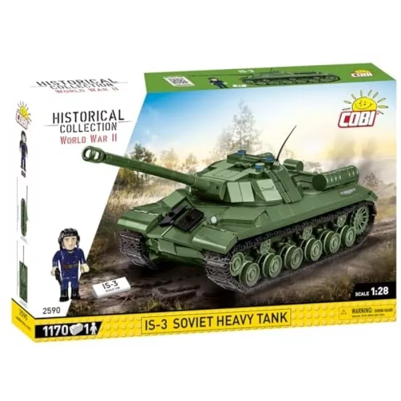 COBI Historical Collection Antrojo pasaulinio karo IS-3 sovietų sunkusis tankas