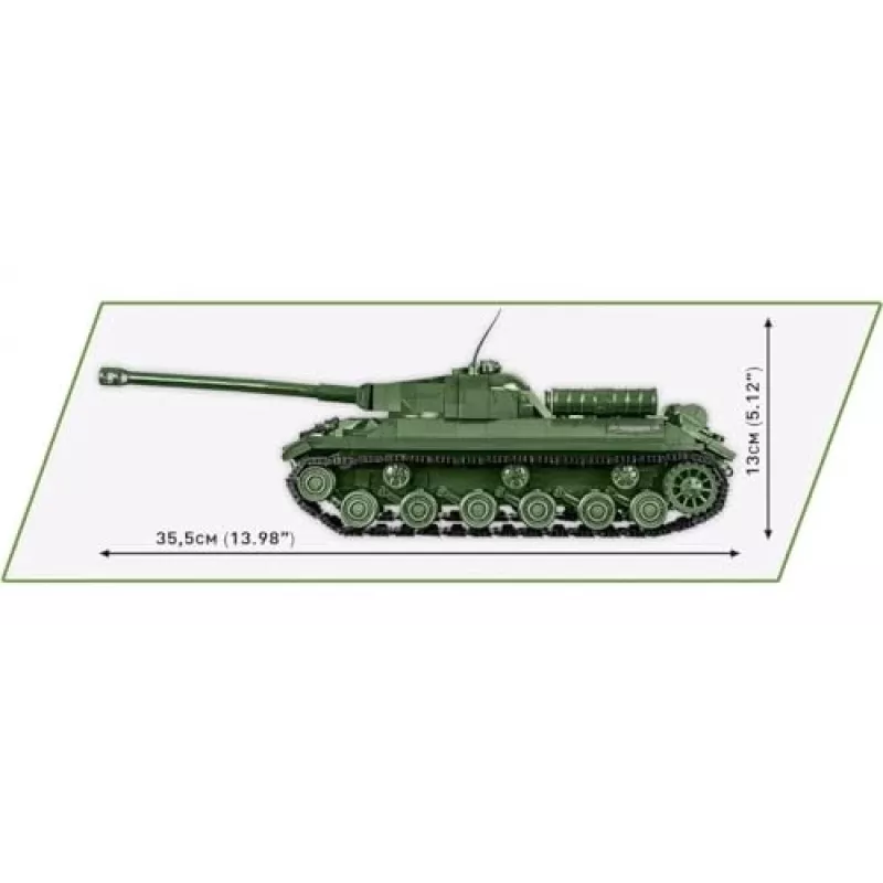 COBI Historical Collection Antrojo pasaulinio karo IS-3 sovietų sunkusis tankas