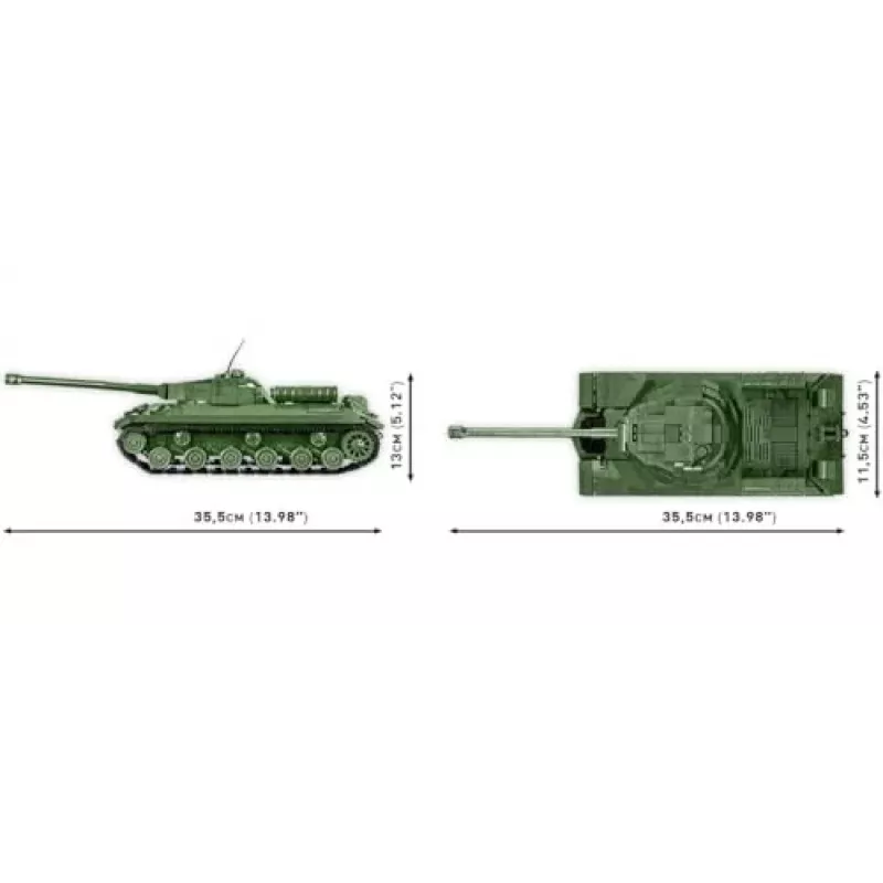 COBI Historical Collection Antrojo pasaulinio karo IS-3 sovietų sunkusis tankas