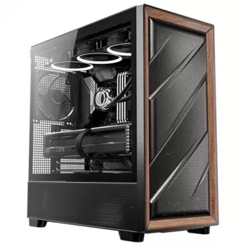 Antec 0-761345-10133-2 kompiuterio korpusas MIDI Tower juodas medinis