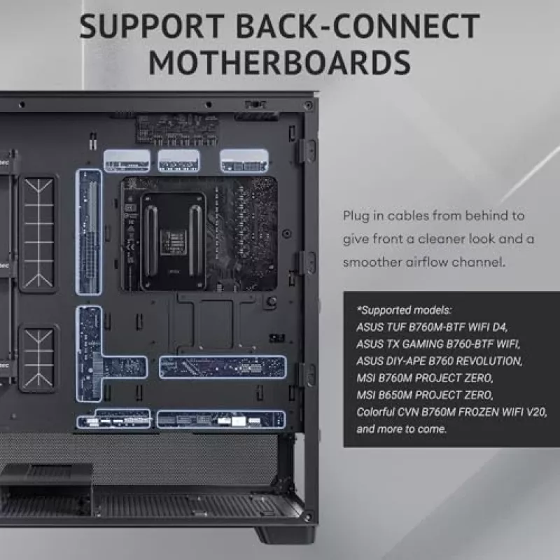 Antec 0-761345-10133-2 kompiuterio korpusas MIDI Tower juodas medinis