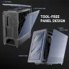 Antec 0-761345-10133-2 kompiuterio korpusas MIDI Tower juodas medinis