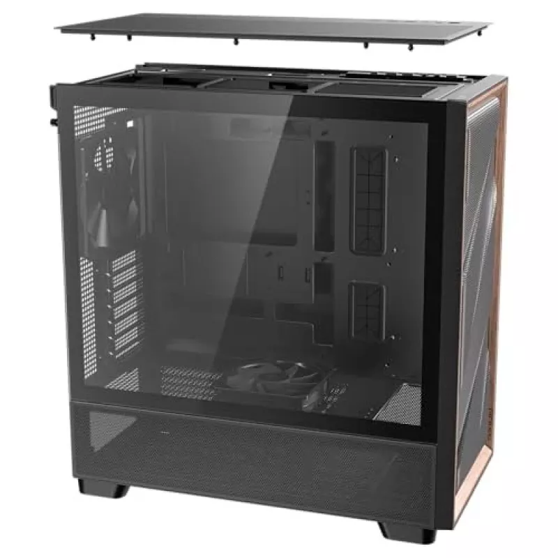 Antec 0-761345-10133-2 kompiuterio korpusas MIDI Tower juodas medinis