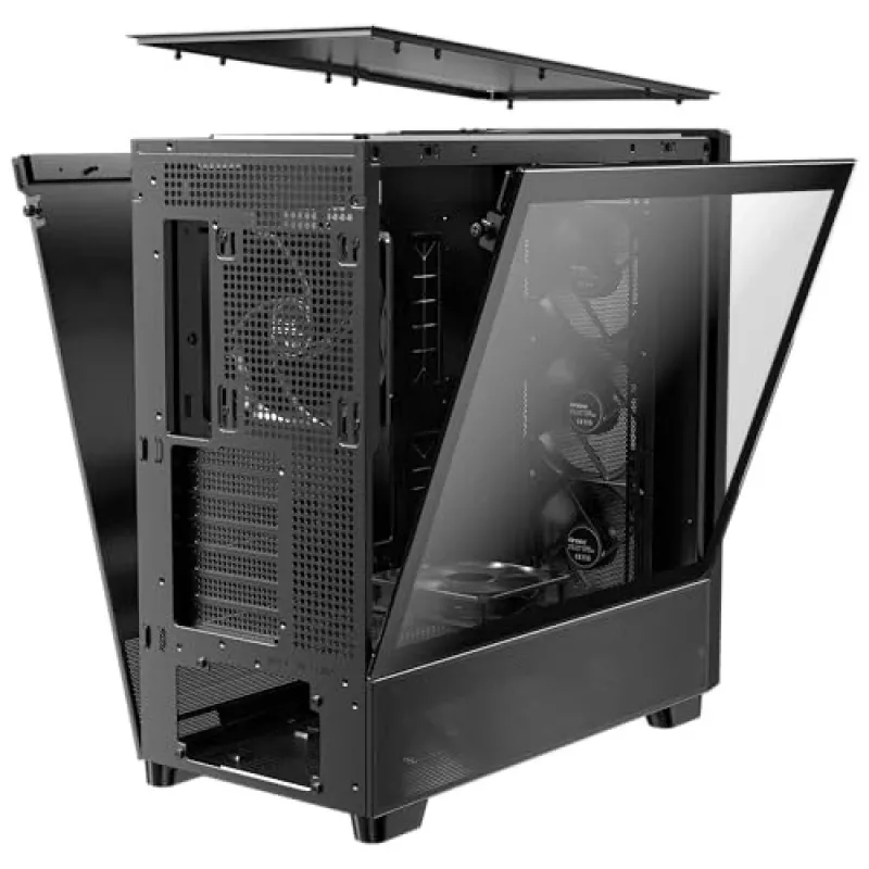 Antec 0-761345-10133-2 kompiuterio korpusas MIDI Tower juodas medinis