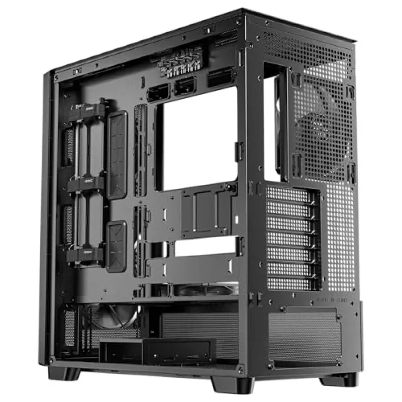 Antec 0-761345-10133-2 kompiuterio korpusas MIDI Tower juodas medinis
