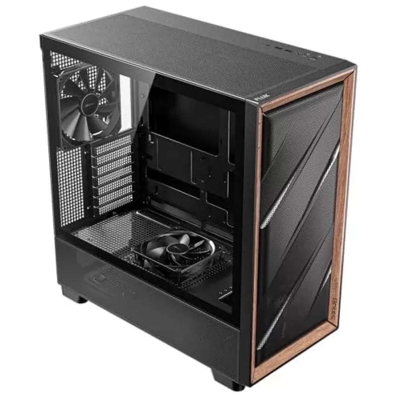 Antec 0-761345-10133-2 kompiuterio korpusas MIDI Tower juodas medinis