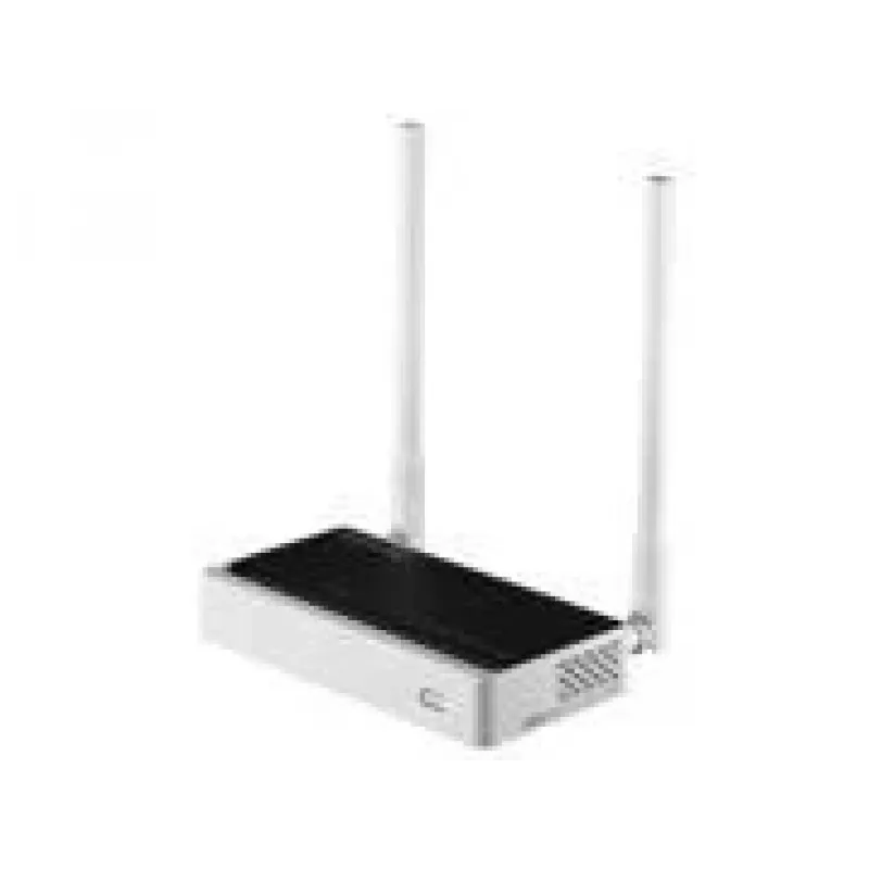 Stalinis maršrutizatorius TOTOLINK N300RT – vienos juostos 2.4 GHz Wi‑Fi 4, 300 Mbps, 5x RJ-45 Fast Ethernet prievadai, 2 išorinės 5 dBi antenos