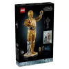 LEGO žvaigždžių karų statoma figūra C-3PO modelis 75398 — 1138 dalių, 380 mm eksponuojamas kolekcinis modelis
