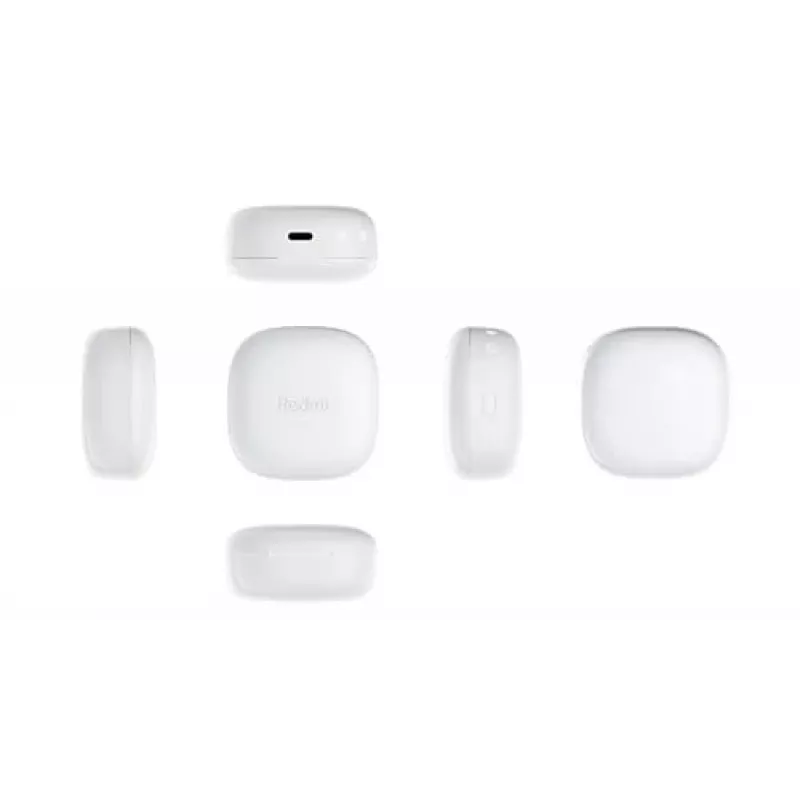 Belaidės ausinės į ausį Xiaomi Buds 6 Play su Bluetooth, USB Type-C įkrovimu, baltos