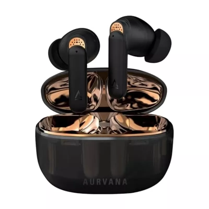 Creative Aurvana Ace 2 į ausis įstatomos belaidės Bluetooth ausinės juodos