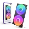 NZXT F280 RGB Core 140mm ARGB PWM 2 vienete juodi