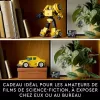 LEGO Icons Transformers Bumblebee konstruktorius – veiksmo figūrėlė suaugusiems, transformuojasi į automobilį