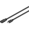 USB laidas Goobay 45393 juodas
