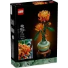 LEGO Icons Chrizantemos gėlės konstravimo rinkinys suaugusiems – dirbtinė gėlė iš kaladėlių, dovana namams ar biurui