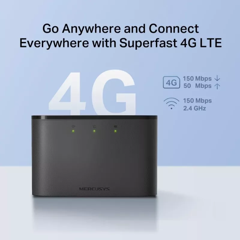 Mercusys 4G LTE mobilusis maršrutizatorius