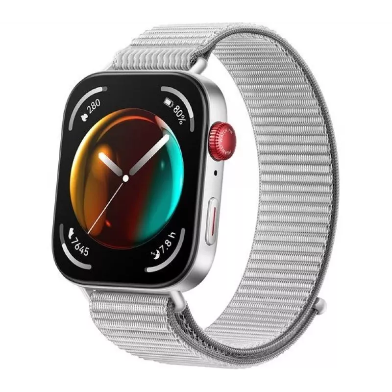 Huawei Watch Fit 3 – išmanusis laikrodis su aliuminio korpusu, nailono dirželiu, 1,82 colio ekranu, Bluetooth