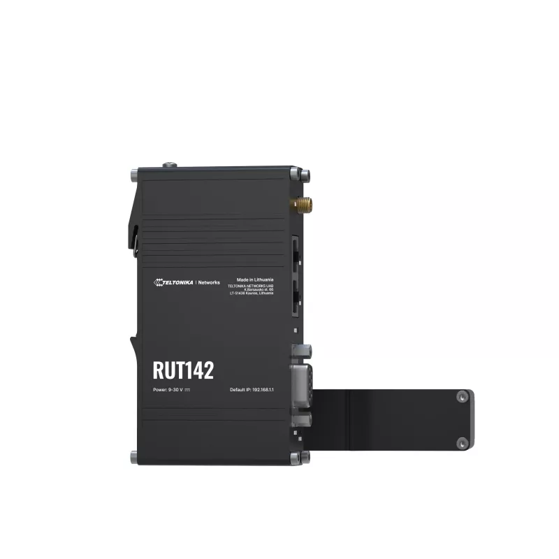 Teltonika RUT142 pramoninis maršrutizatorius su WiFi 4, RS232, 2x RJ45 100Mb/s, IP30