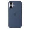 Silicone Case Apple iPhone 16 MagSafe Denim Mėlyna 6.1 colio