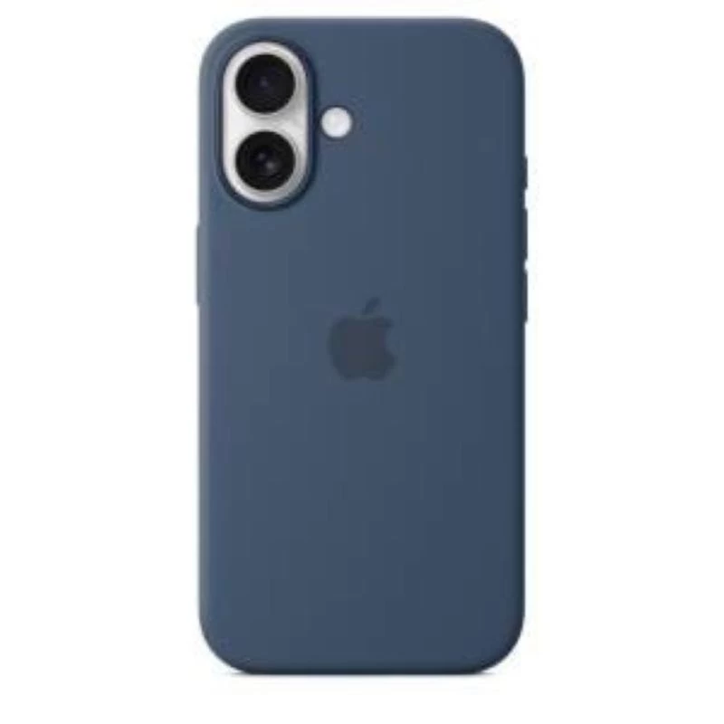 Silicone Case Apple iPhone 16 MagSafe Denim Mėlyna 6.1 colio