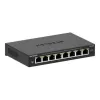 NETGEAR GS308E valdomas L2/L3 Gigabit Ethernet (10/100/1000) jungiklis, 8 prievadai, juodas