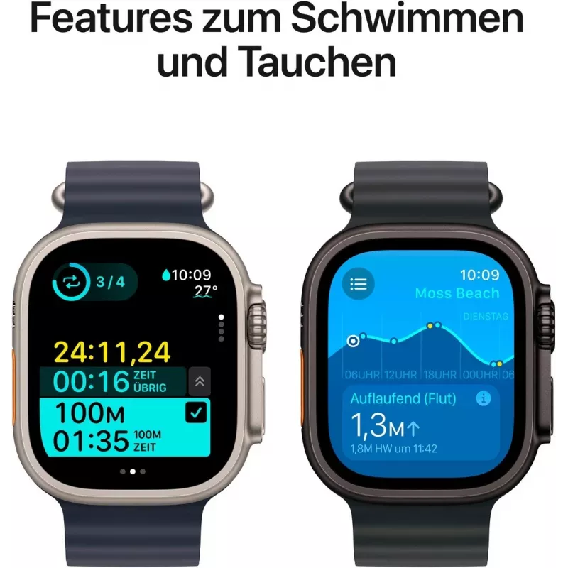 Apple Watch Ultra 2 - 49 mm - natūralus titanas