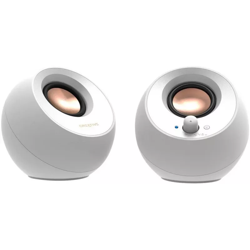Creative Labs Pebble V3 White laidiniai ir belaidžiai garsiakalbiai 10 W