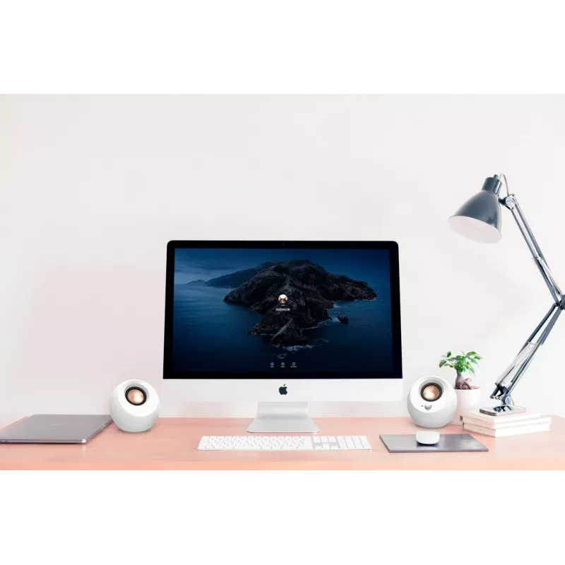 Creative Labs Pebble V3 White laidiniai ir belaidžiai garsiakalbiai 10 W