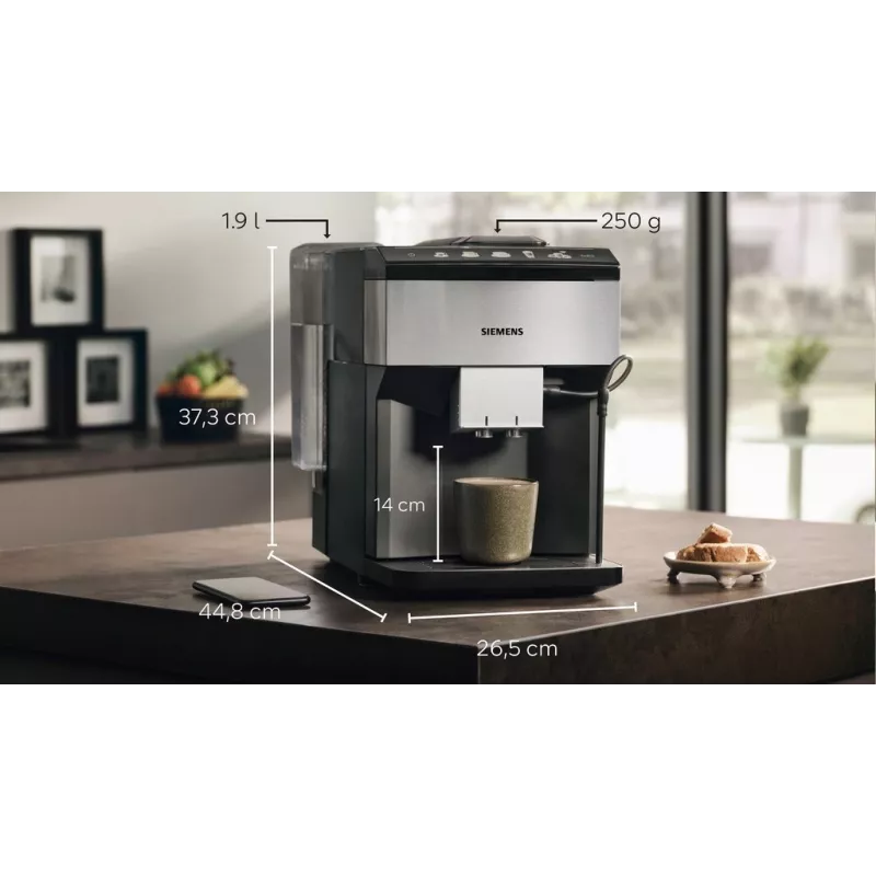 Siemens EQ.500 TP516DX3 kavos aparatas, pilnai automatinis espresso aparatas, 1.9 L
