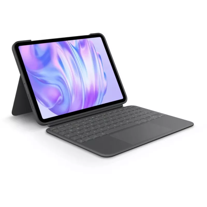 Klaviatūros dėklas Logitech Combo Touch QWERTZ vokiškas Smart Connector Graphite, skirtas iPad Pro 11 inch (M4)