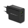 Maitinimo adapteris QOLTEC 51717 45W 20V 3A AC vidinis įkroviklis išmaniesiems laikrodžiams, juodas