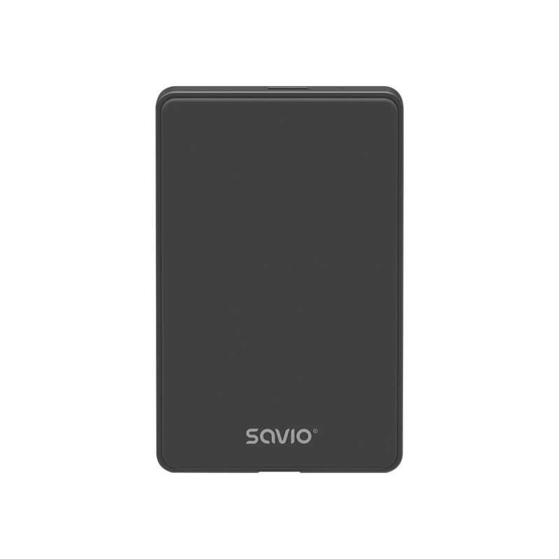 Išorinis HDD/SSD dėklas SAVIO AK-65 Juodas 2.5 colio SATA USB 3.0 5 Gbit/s Micro-USB
