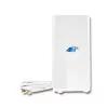 Qoltec 57013 aplinkui spinduliuojanti 4G LTE vidinė antena, 2x SMA, 0,6-2,7 GHz, 30 dBi, vertikali poliarizacija, 50 Ω, baltas ABS