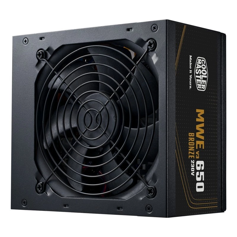 Cooler Master MWE Bronze 650 V3 230V kompiuterio maitinimo blokas 650 W 24-pin ATX ATX juodas