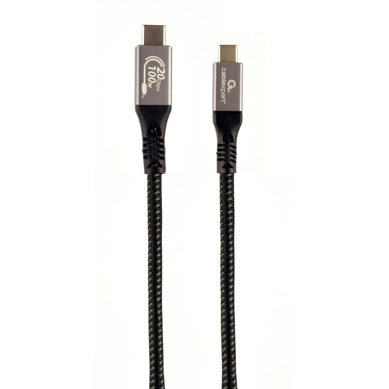 USB-C kabelis Gembird CCBP-USB3-CMCM100-1.5M, 1,5 m, USB 3.2 Gen 2x2, 20 Gbps, 100 W
