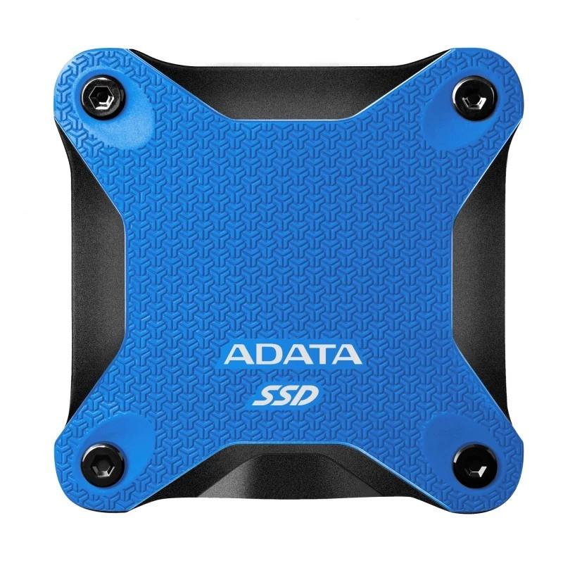Išorinis SSD ADATA SD620 512 GB, USB 3.2 Gen 2 Micro-USB B, mėlynas, silikoninis korpusas, atsparus smūgiams