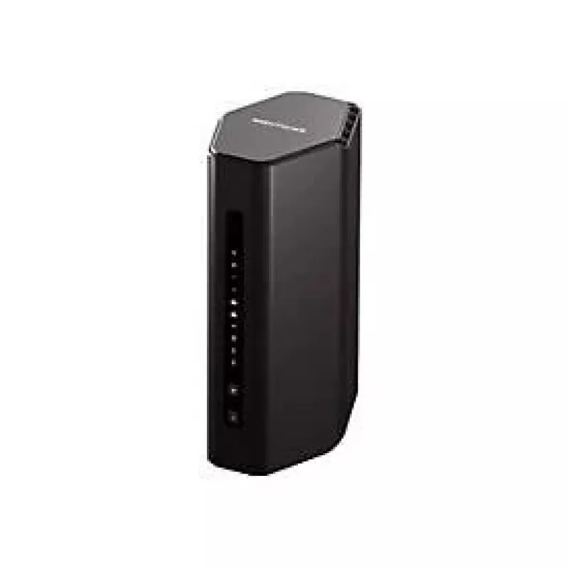 NETGEAR Nighthawk RS300 belaidis maršrutizatorius „Wi-Fi 7“ triju dažnių juostų (2,4 GHz / 5 GHz / 6 GHz) juodas