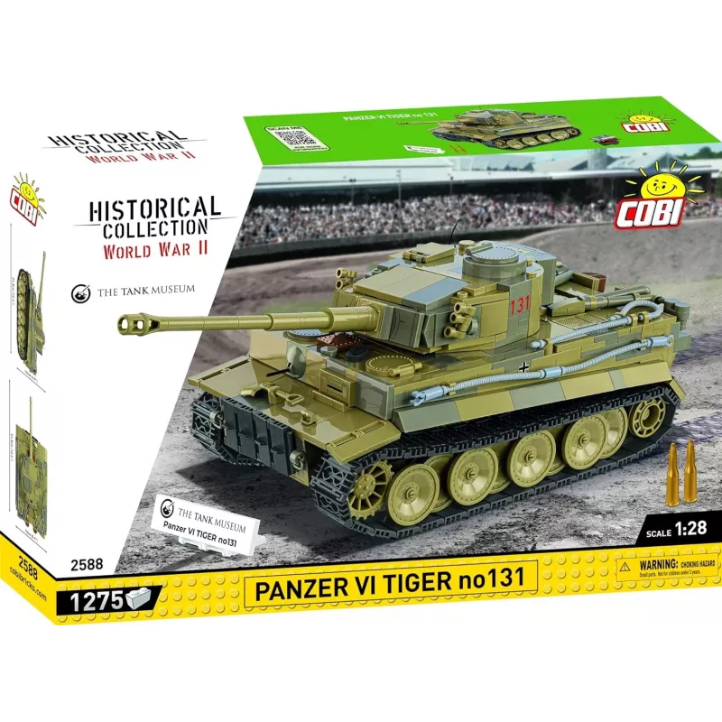 Konstruktorius COBI Panzer VI Tiger nr.131 – 1275 detalių