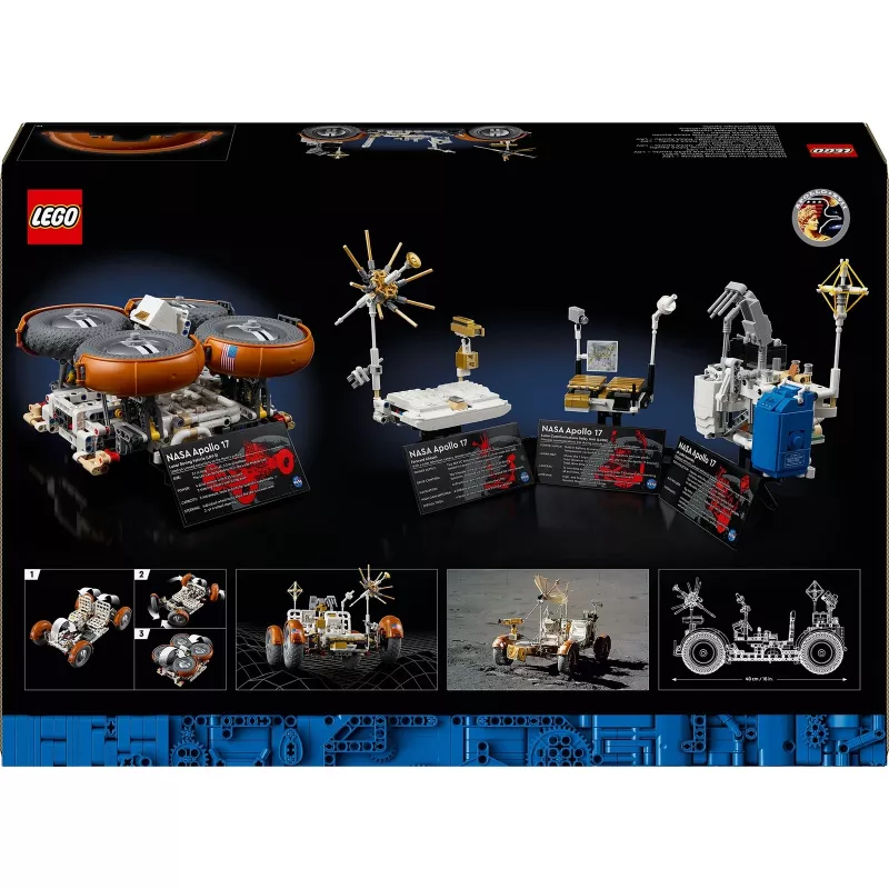 LEGO TECHNIC 42182 NASA Apollo Mėnulio Roveris LRV