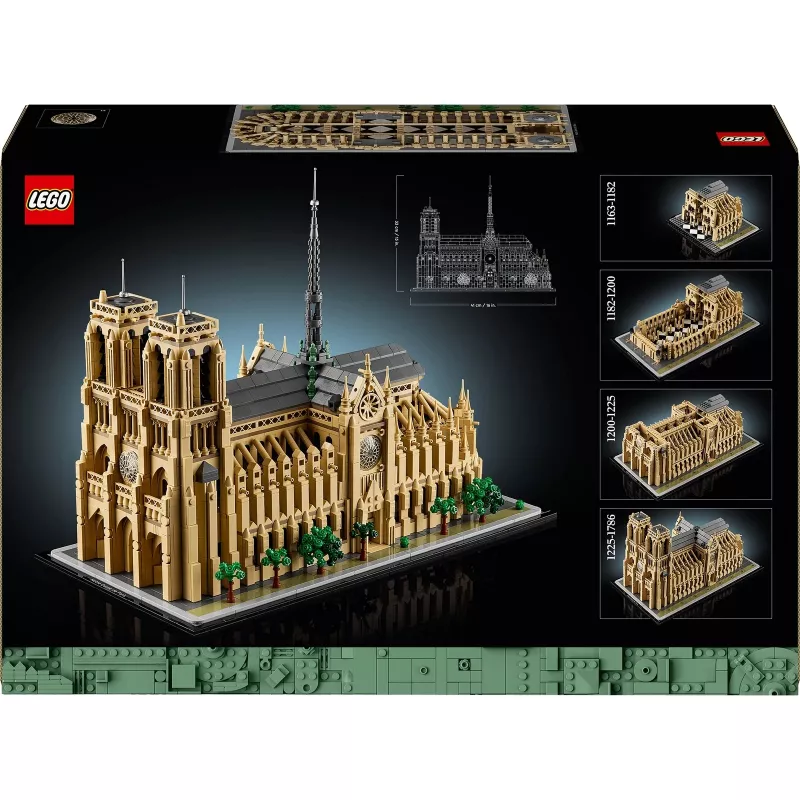 LEGO Architecture Notre-Dame De Paris Statybų Rinkinys Suaugusiems 21061