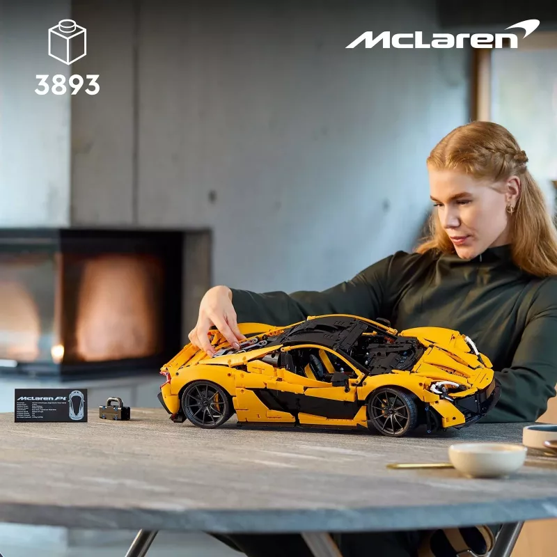 LEGO Technic 42172 McLaren P1 Modelio Automobilio Rinkinys Suaugusiems