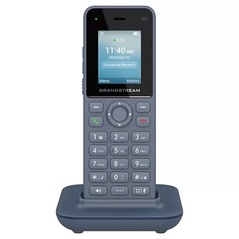 Grandstream Networks WP816 IP telefonas antracitinis 2 linijos LCD Wi-Fi