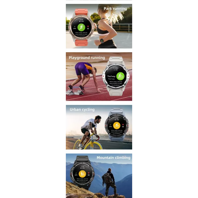 Mibro GS Active išmanusis laikrodis (juodas)