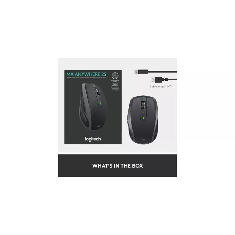 Logitech MX Anywhere 2S belaidė pelė / grafitas - BT