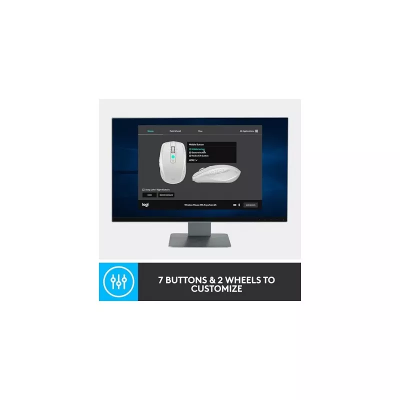 Logitech MX Anywhere 2S belaidė pelė / grafitas - BT
