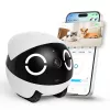 Robotinis augintinio monitorius Enabot Rola Mini – Wi‑Fi, 5000 mAh baterija, 3 MP, 137° matymo kampas, balta/juoda
