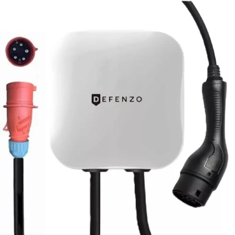 Wallbox DEFENZO Home AC11 DEF1016 11 kW vienfazė elektromobilio įkrovimo stotelė, 2 tipo kištukas, 16 A, IP54