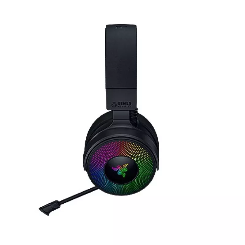 Ausinės Razer Kraken V4 Pro, laidinės/belaidės, juodos, USB, Bluetooth